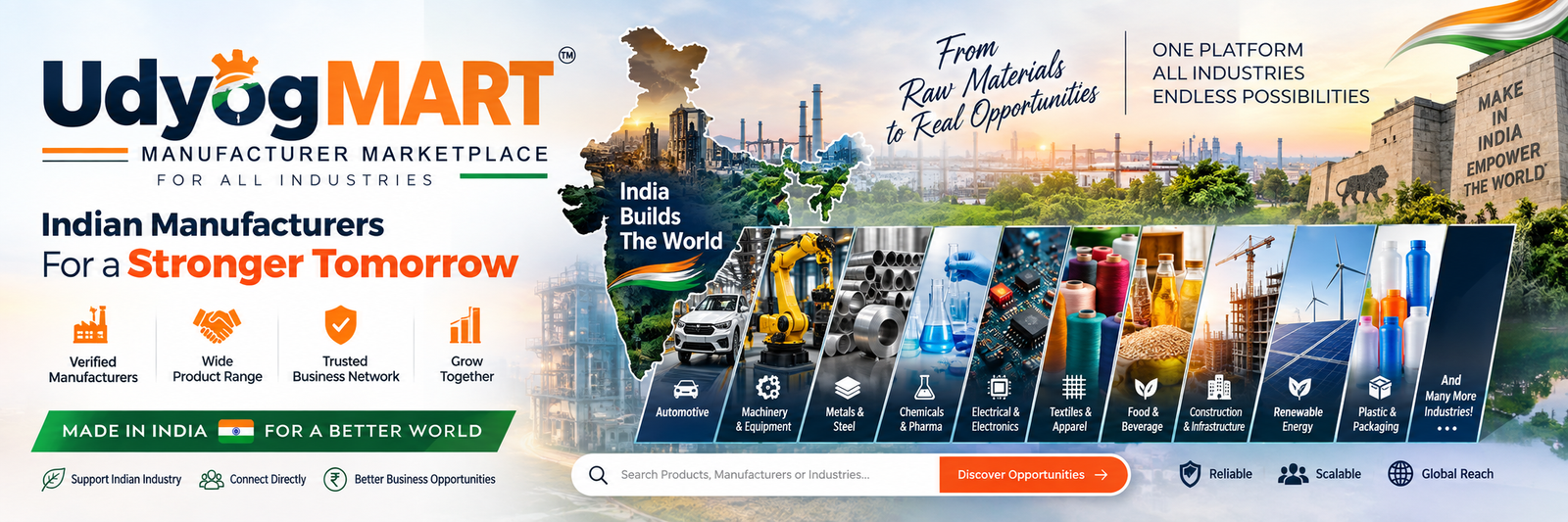 UdyogMART manufacturer marketplace for industries in India